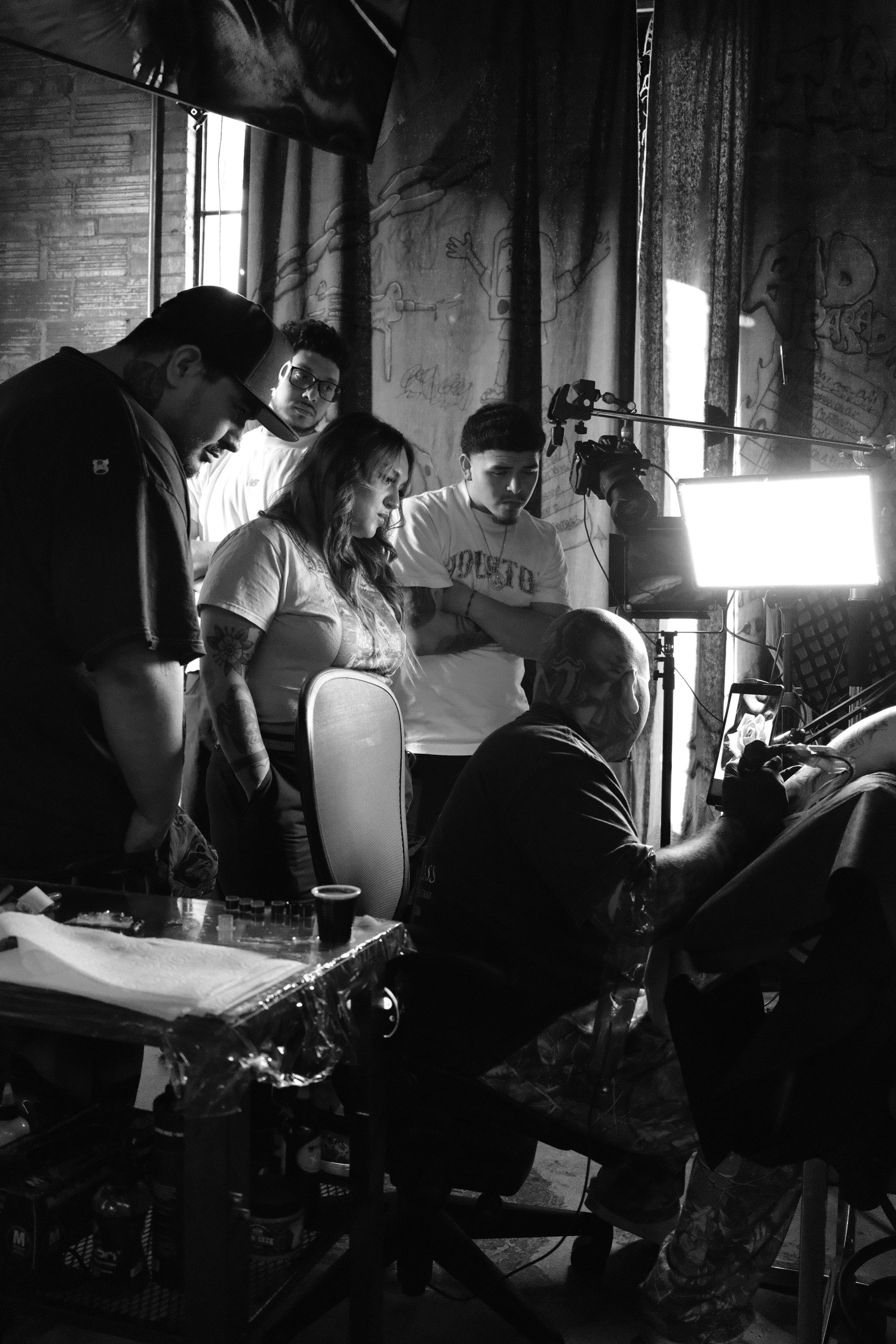 Live demo of shading technique during a private masterclass